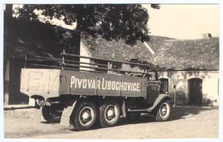 Obr. č. 17. Pivovarské auto pana Hrdiny.